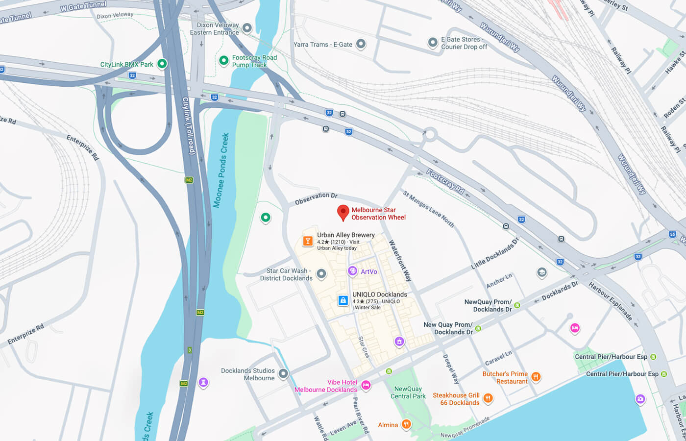 Our location map